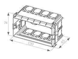 RK razvodna kutija 4M p/ž duboka R00208-65
