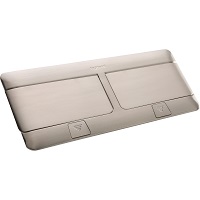 Kutija sa iskočnim poklopcem 2x4M brušeni čelik Legrand