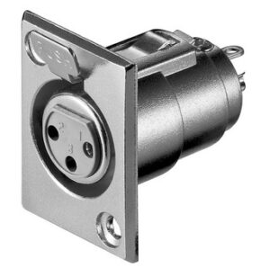 Priključnica xlr 3 pina ženska