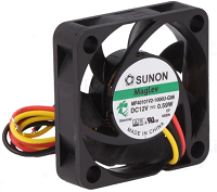 Ventilator 40x40x10mm, 12VDC