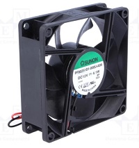 Ventilator 80x80x25mm, 24V