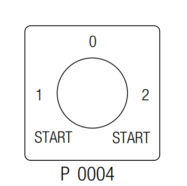 GN125-27-u 1-0-2 3p grebenasta sklopka s povratom