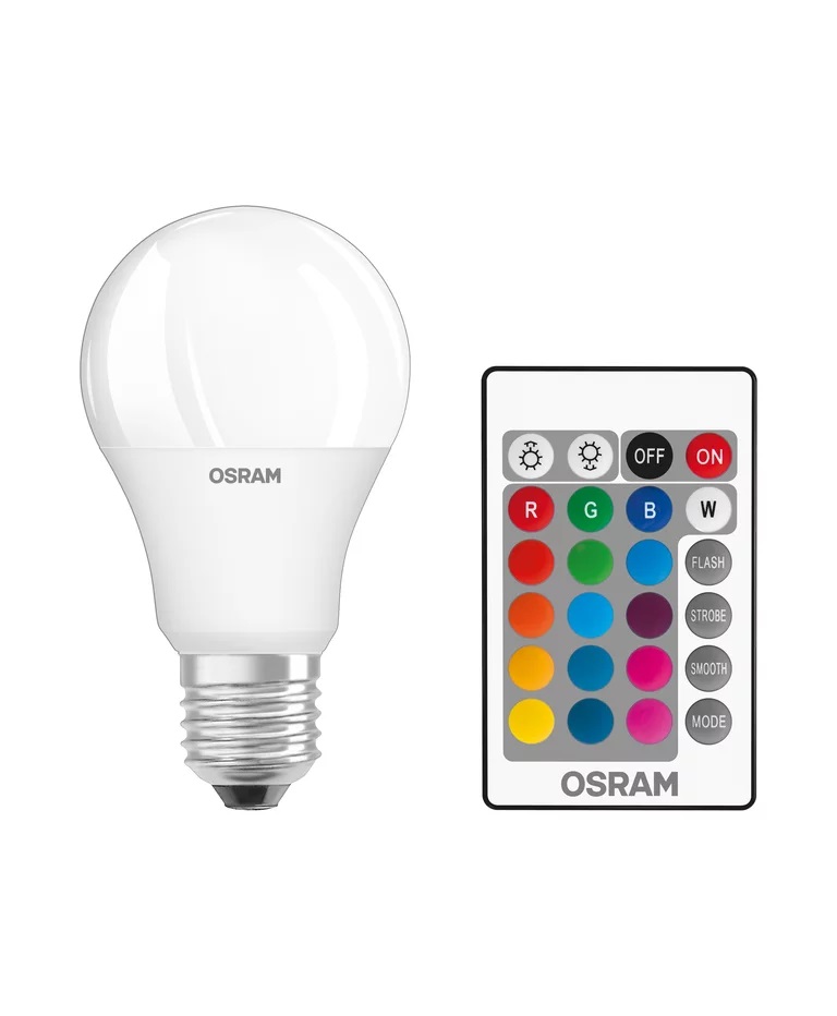 OSRAM Žarulja RGB E27 9W/827 CL A60 Base s daljinskim upravljačem