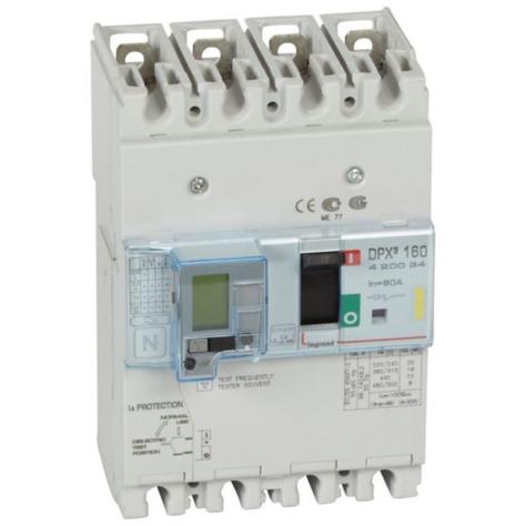 DPX3 160 TM80+RCD 4p prekidač 80A 16kA