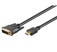 HDMI / DVI-D priključni kabel v1.4 2m