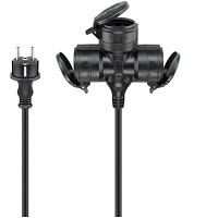 Produžni kabel s 3 utičnice 5m IP44