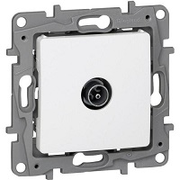 NILOE priključnica TV prolazna bijela