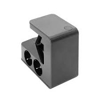 PL stolna U crna 1,5m 4x2p+E 2xUSB-A