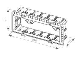 RK razvodna kutija 6/7M p/ž duboka R17306-65