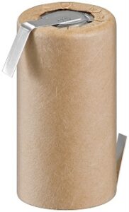 Baterijski uložak punjivi 1.2V 1500mA  23x43mm s limićima za lemljenje