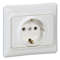 KAPTIKA priključnica 2P+PE 16A bijela