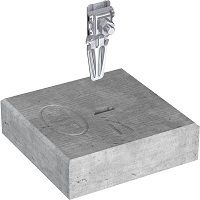 JP postolje betonsko s klinastom stezaljkom 16kg