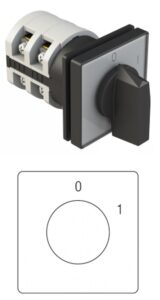 GN12-90-u 0-1 1p ugradna grebenasta sklopka