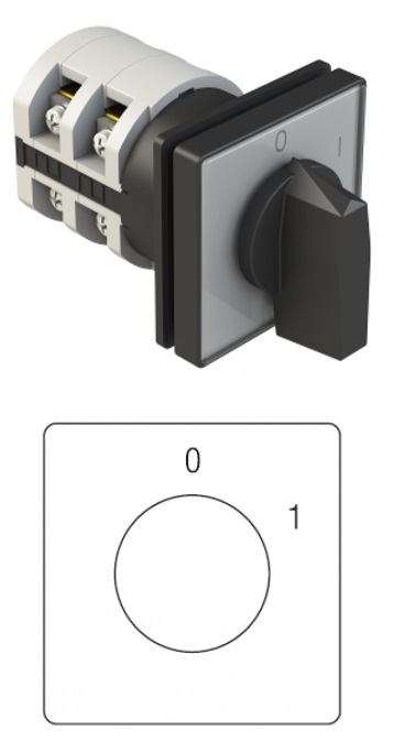 GN12-90-u 0-1 1p ugradna grebenasta sklopka