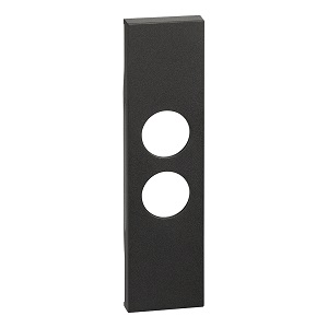 LN pokrovna tipka za TV-SAT 1M crna