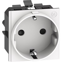 LN priključnica šuko 2p+PE 10A 2M bijela auto