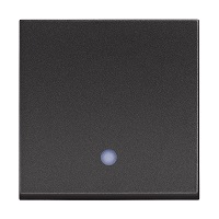 CLASSIA tipkalo s lampicom 10A crno NO 2M