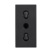 CLASSIA priključnica 2P+PE 10/16A 1M crna