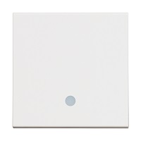 CLASSIA tipkalo s lampicom 10A bijelo NO 2M