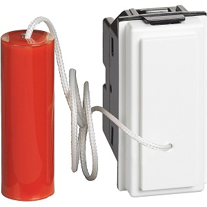 LN potezno tipkalo 1M 10A 1NO + 1NC bijelo