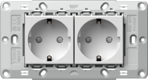 TM priključnica šuko 2x2M 16A BE CM10PW-U