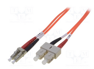 Optički patch kabel LC/SC MM OM2 1m 50/125µm DN