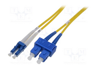 Optički patch kabel LC/SC SM OS2 1m 9/125µm DN