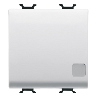 CHORUS sklopka križna 16A 2M osvj. simbol bijela