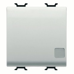 CHORUS tipkalo 16A 2M osvj. simbol bijelo