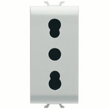 CHORUS priključnica 2p+E P17-11 IT bijela