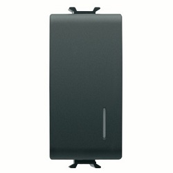 CHORUS sklopka izmjenična 16A 1M osvj. crna