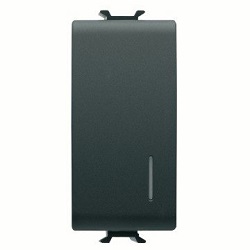 CHORUS sklopka križna 16A 1M osvj. crna