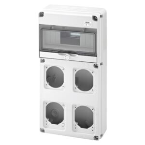 GW ormarić 10M 4 otvora 16/32A IP65