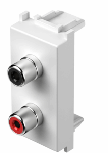 TM priključnica audio 2xRCA 1M PW KM22PW-U