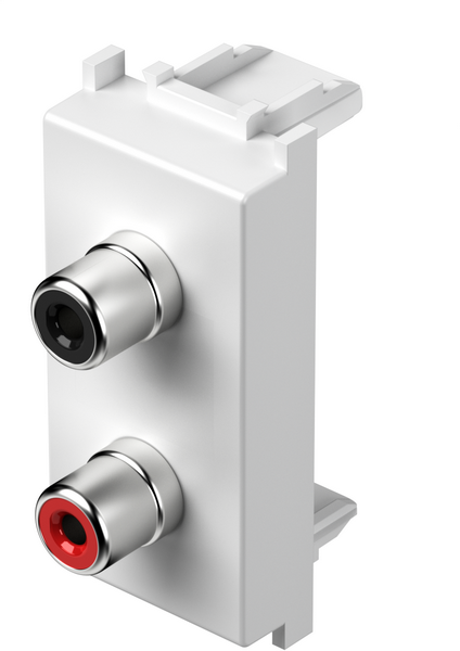 TM priključnica audio 2xRCA 1M PW KM22PW-U