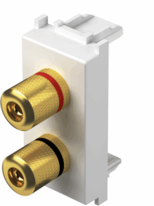 TM priključnica audio 2x4mm 1M PW KM23PW-U