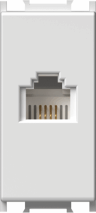 TM priključnica telefonska RJ11 6/4 1M BE KM36PW-U