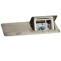 Kutija sa iskočnim poklopcem 2x3M brušeni čelik Legrand