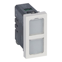 MOSAIC dvostruki indikator 12-24-48 V