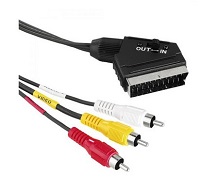 Kabel scart / 3xRCA