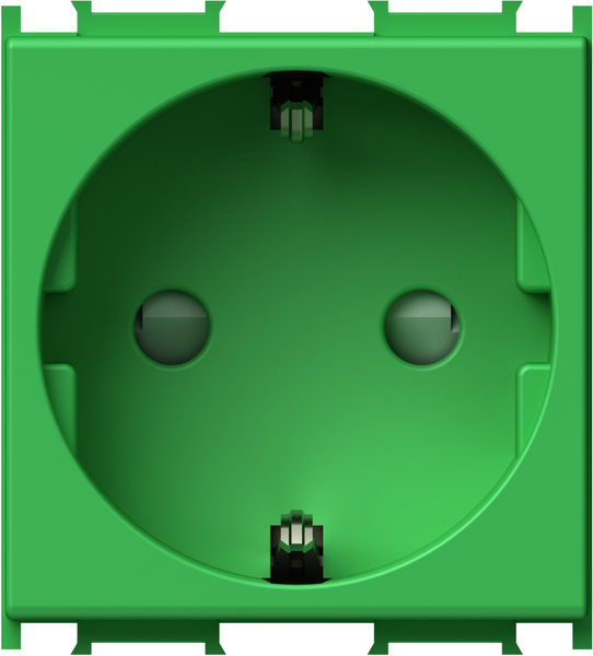 TM priključnica šuko 16A zelena VM10GR-U