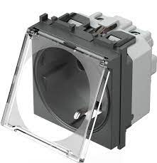 TM priključnica šuko 16A  AT VM11AT-B s poklopcem